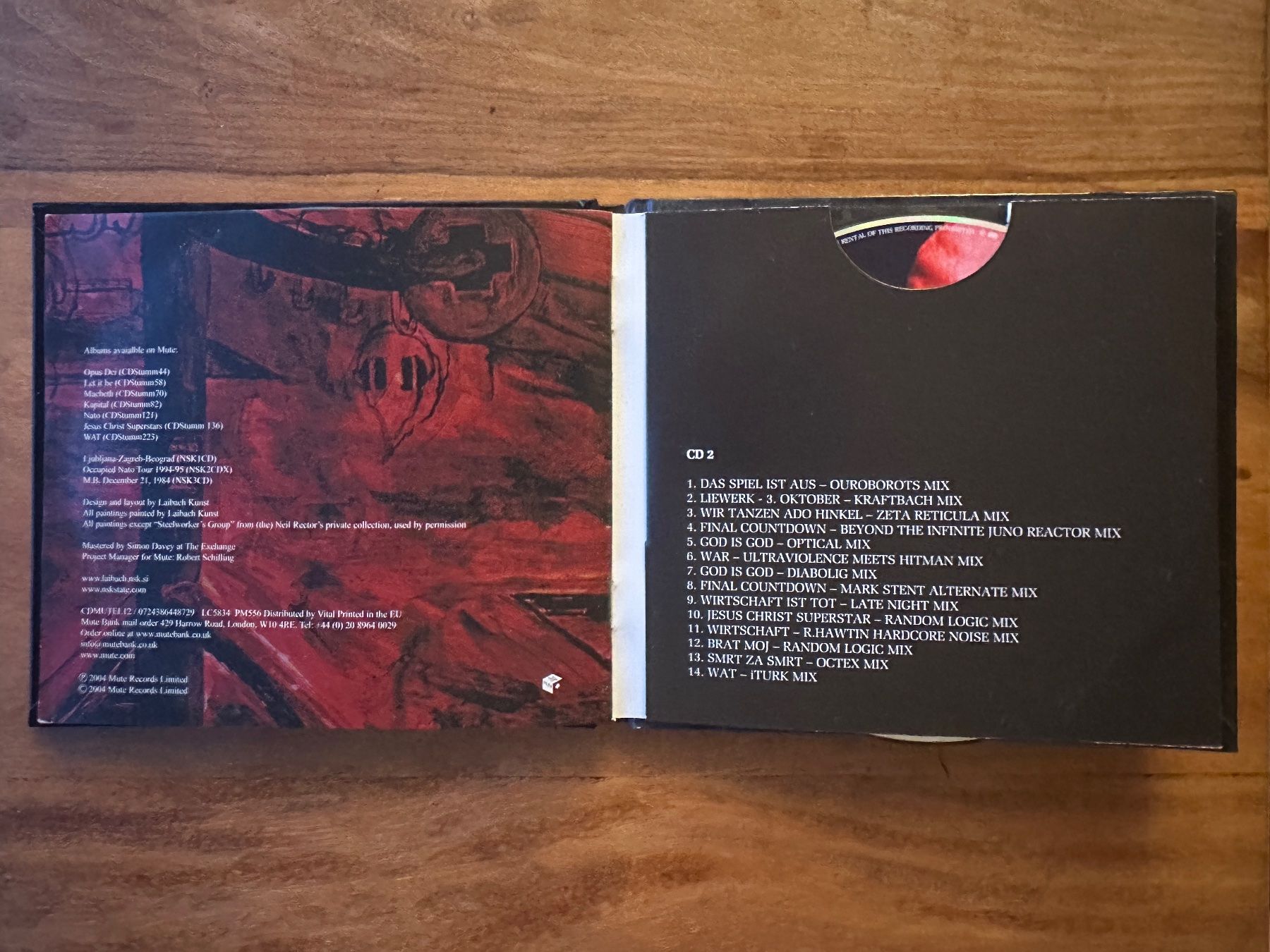 CDs: Laibach ‎– Anthems (CD EBM, Industrial) – Gebraucht aus Horgen von flyingpenguin2000 2