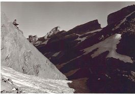 Carte-photo, Refuge de la Brèche de Roland, datée 1960