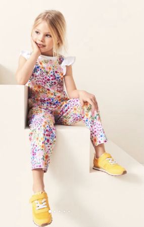 Sommerlicher Blumen Jumpsuit, Gr. 116 *NEU