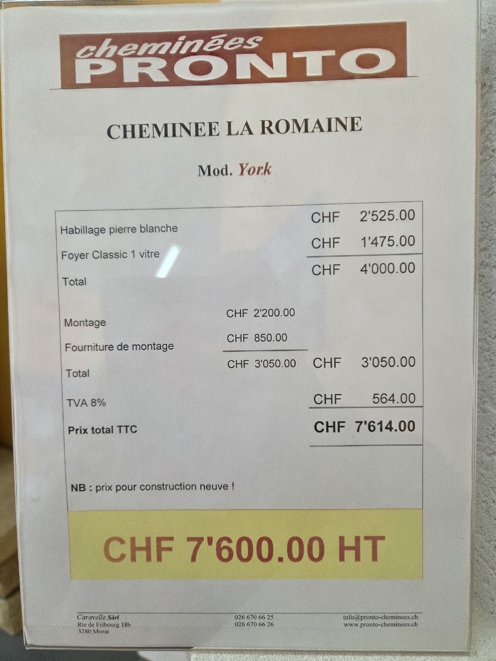 Cheminée: cheminée York – Neu und originalverpackt aus Murten von npe_dc66 5