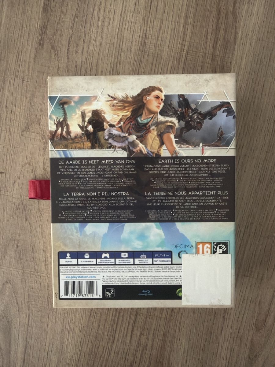 Jeux: Horizon Zero Dawn Limited Edition Ps4 – D'occasion à Hagendorn par masterchieff 1