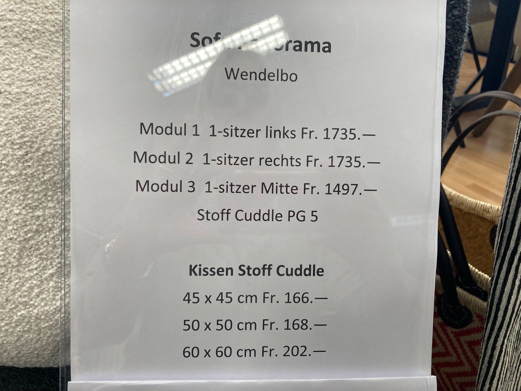 Divani: Wendelbo Sofa Panorama – Nuovo (secondo la descrizione) da Neuenegg venduto da InterieurAG 1