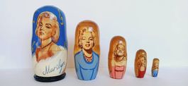 Marilyn Monroe Matrioska Originale Dipinta a Mano