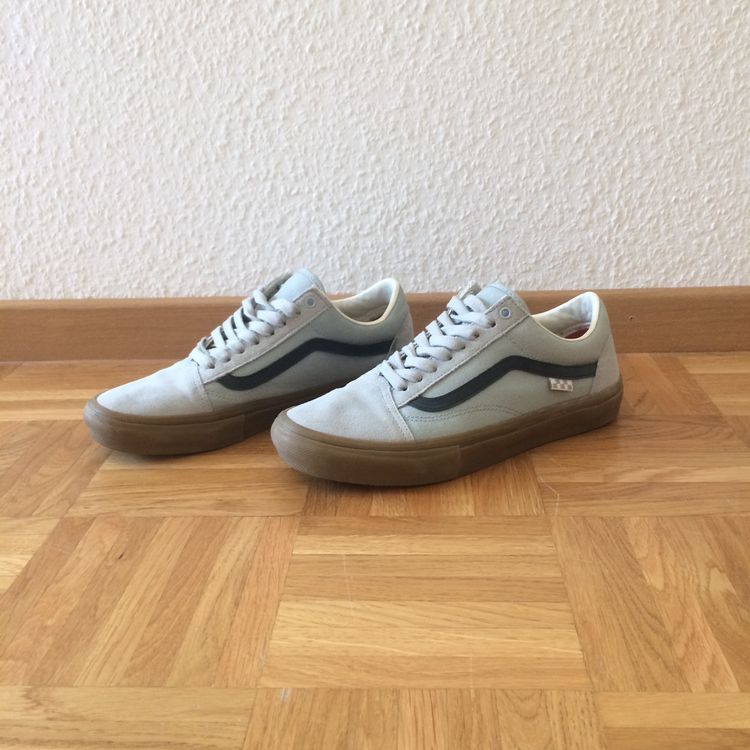 Vans gris outlet bleu