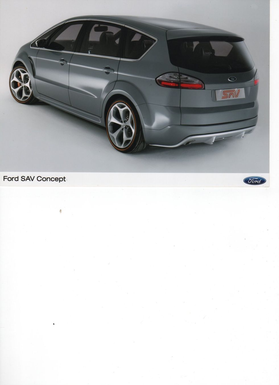 Ford Documenti: Presseinformation Ford SAV Concept – Nuovo (secondo la descrizione) da Corminboeuf venduto da corbay 1