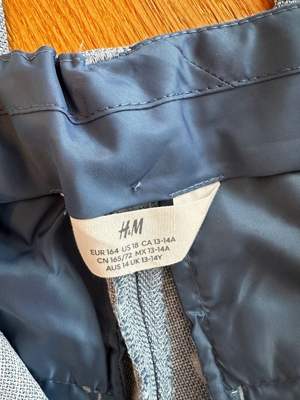 H&M Pantalons: H&M Stoffhose Gr. 164, blau – D'occasion à Sissach par tapasu 4