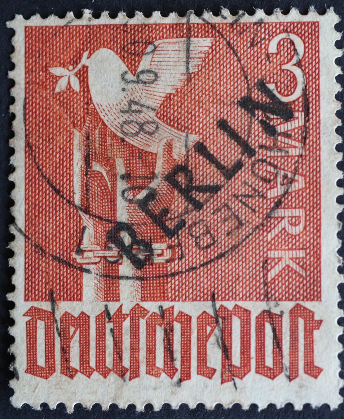 Tutti i francobolli: Berlin MNr. 19 3 Mark gestempelt – Usato da Aesch BL venduto da Orathai1