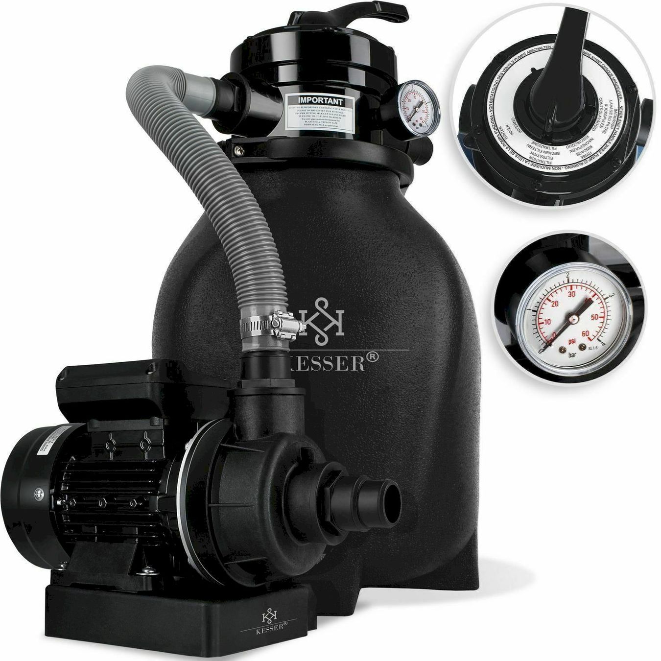 Piscine: KESSER Sandfilteranlage Filterkessel – Nuovo e nell'imballaggio originale da Bottighofen venduto da zaap