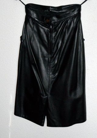 Leder Jupe