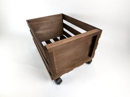SOULMEDIA VINYL CARE Wooden LP Storage Dark Wood