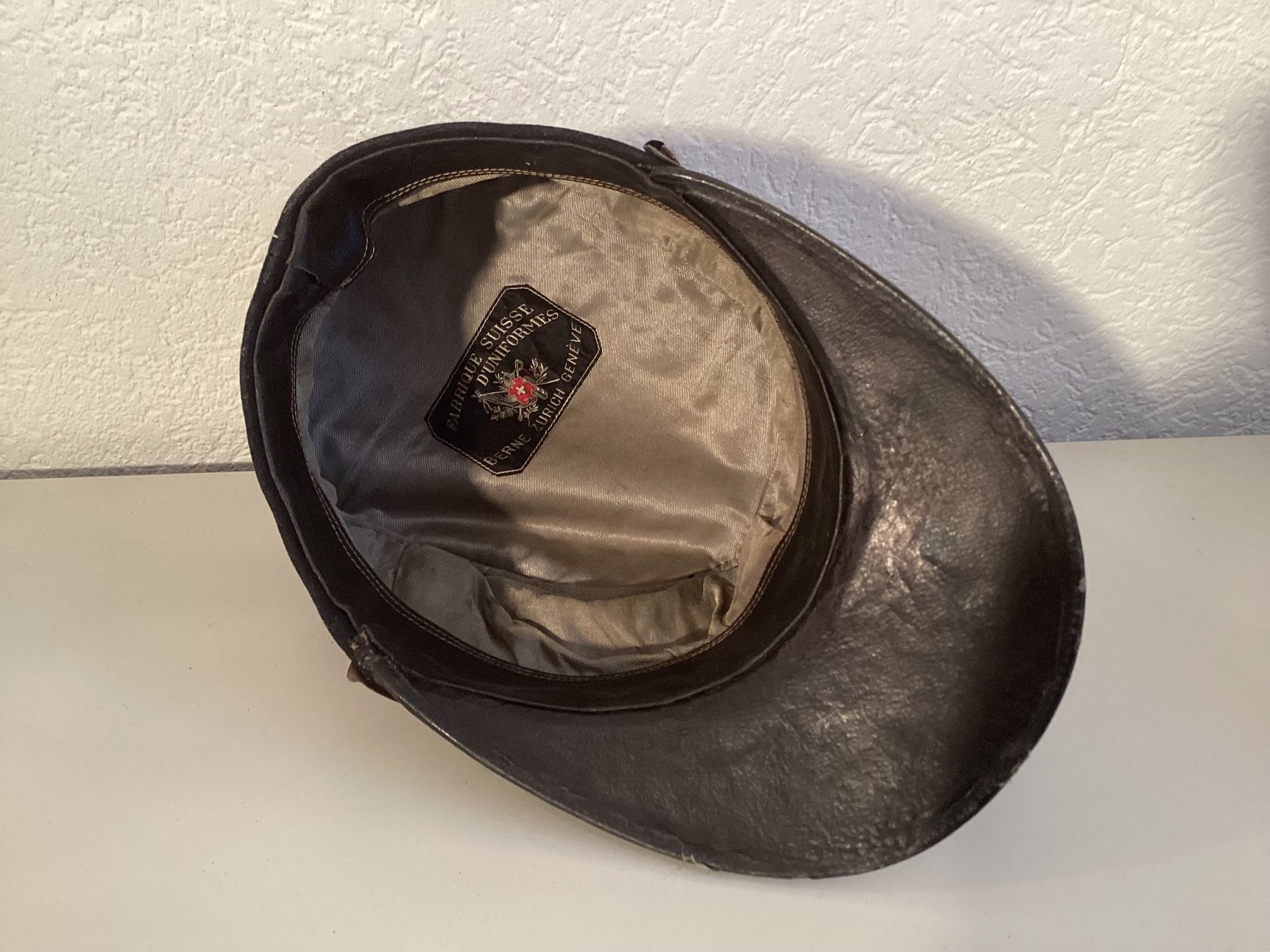 Schweizer Armee Uniformi: Casquette officier 1898 – Usato da Vouvry venduto da marius09 4