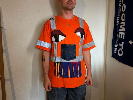 Designer Rave Shirt Orange
