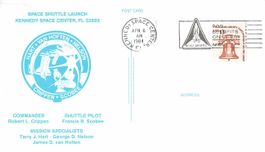 Sonderkarte SPACE SHUTTLE LAUNCH 1984, ab 0.50