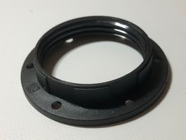 Stellring für E27 Fassung mit Aussengewinde / schwarz