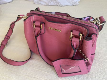 Handtasche Steve Madden rosa mit Schulterriemen neu