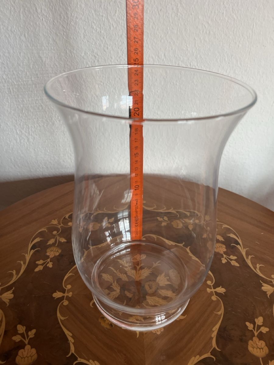 Vasen & Gefässe: Glasfaser oder Windlicht gross – Gebraucht aus Dübendorf von Gfenni 2