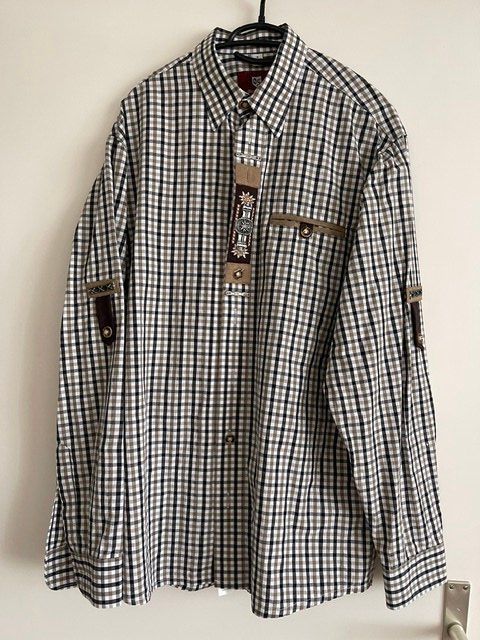 Camicie: Trachtenhemd Oktoberfest, Gr. 50/M – Nuovo (secondo la descrizione) da Dübendorf venduto da higgens1 1