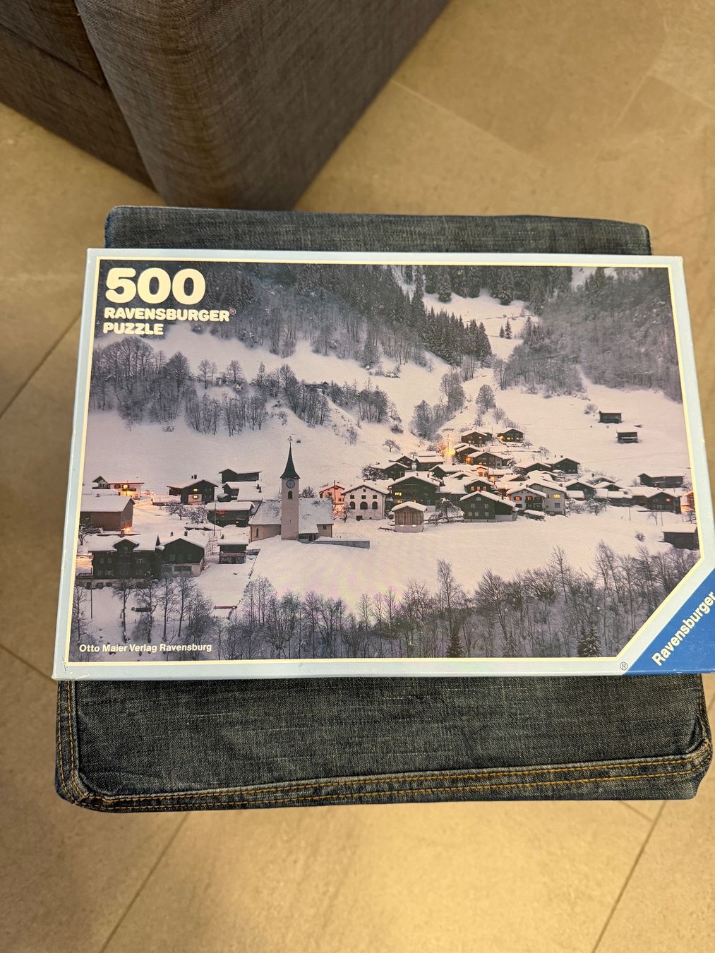 Ravensburger Puzzles: Ravensburger 500 Teile 1986 Winterdorf – D'occasion à Winterthur par Stuecheli