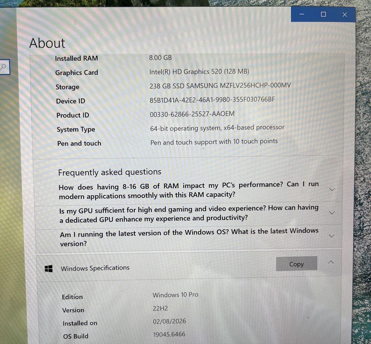 Microsoft Tablet PC: Microsoft Surface Pro 4 8GB RAM 256GB SSD Keyboard – Gebraucht aus Bottmingen von petertrybus 6