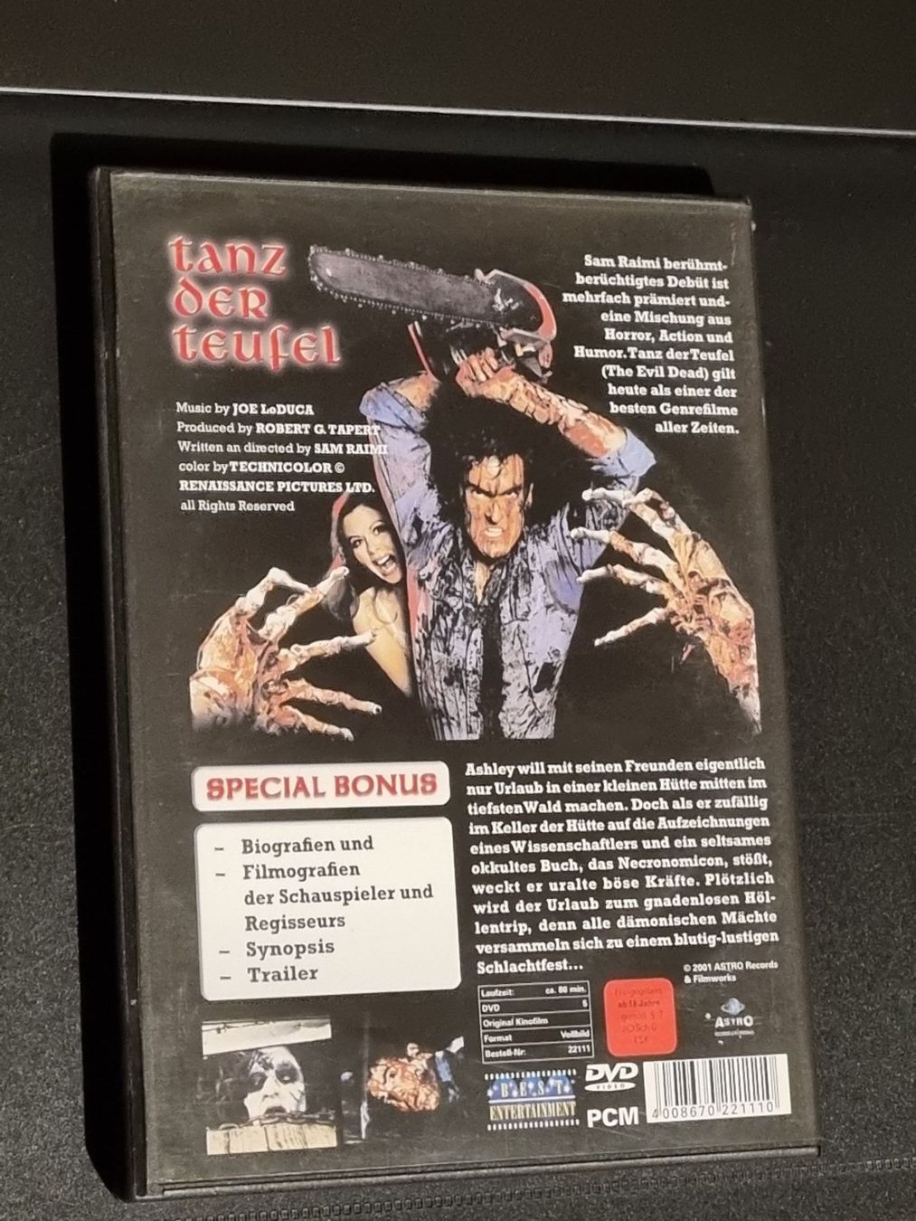 Tutti i DVDs: Tanz Der Teufel - Evil Dead, DVD Horror – Usato da Winterthur venduto da Belzarek 1