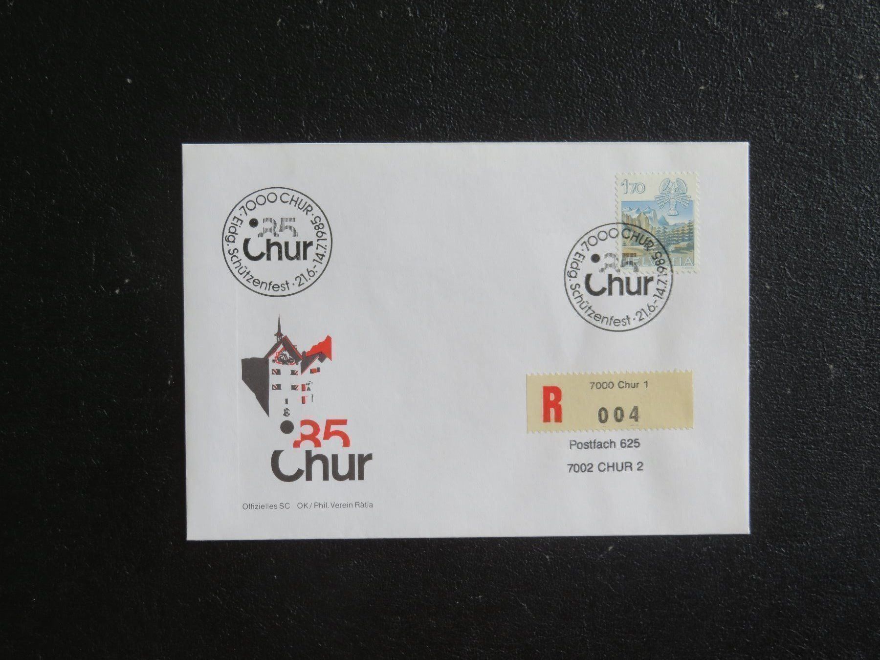 Tous les timbres: Ersttagsbriefe vom eidg. Schützenfest 85 – Neuf (Voir description) à Lachen SZ par peace0 3