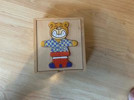 Jeux en bois / Ours à habiller