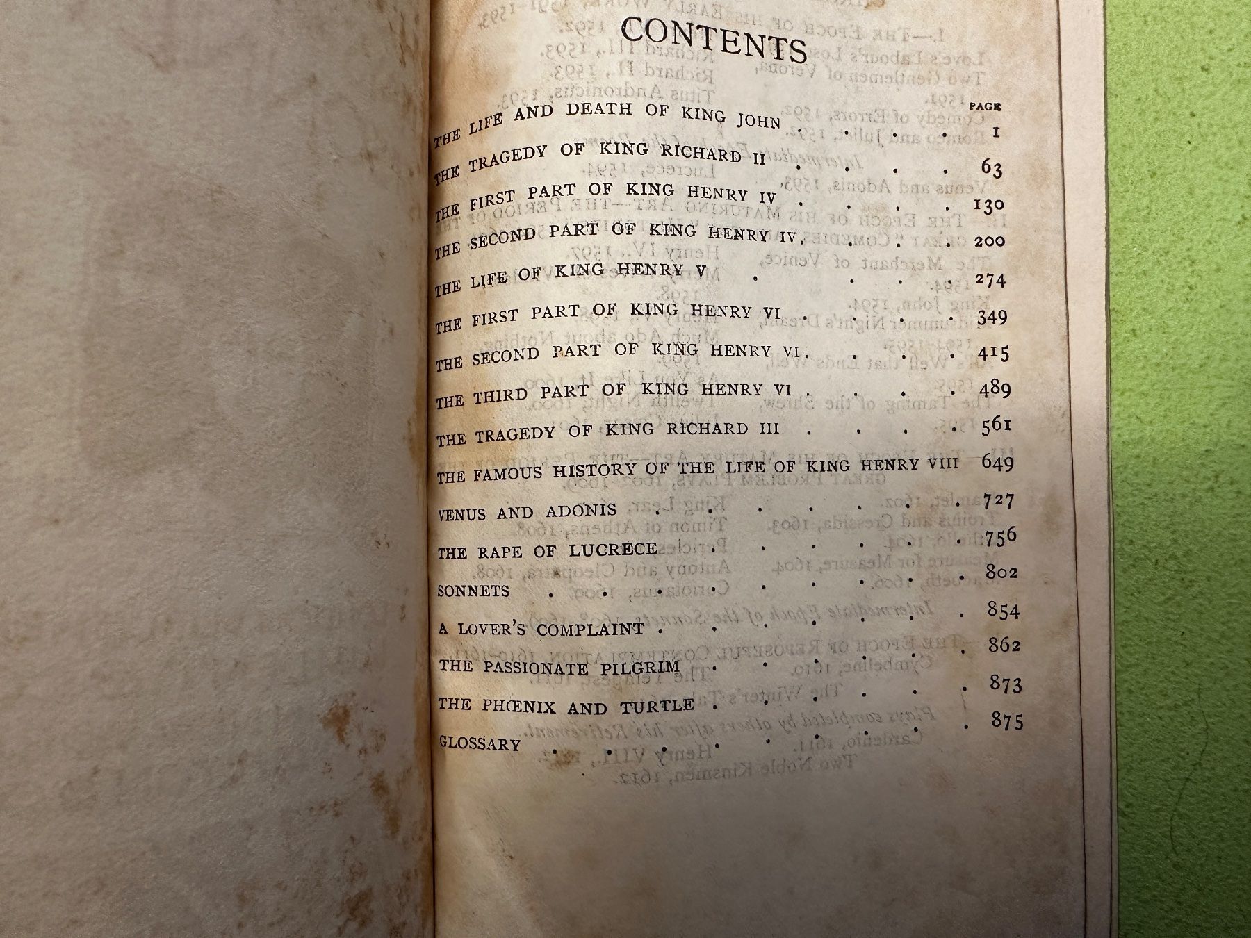 Bücher: Shakespeare's Historical Plays Poems & Sonnets – Gebraucht aus Zürich von allp 2
