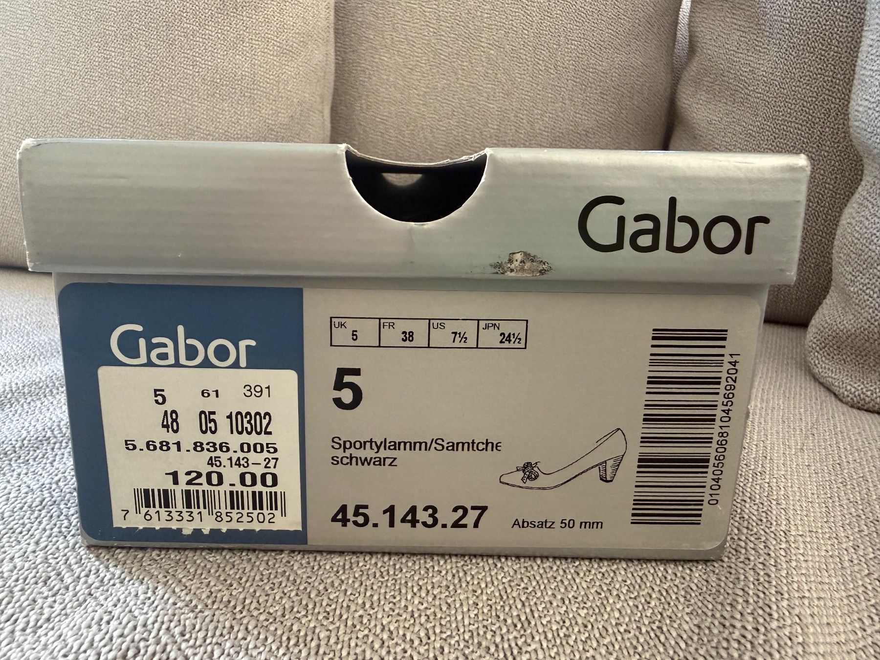 Scarpe da donna: Gabor Pumps / Neu / Grösse 5 (38) – Nuovo e nell'imballaggio originale da Zürich venduto da elsoca 6
