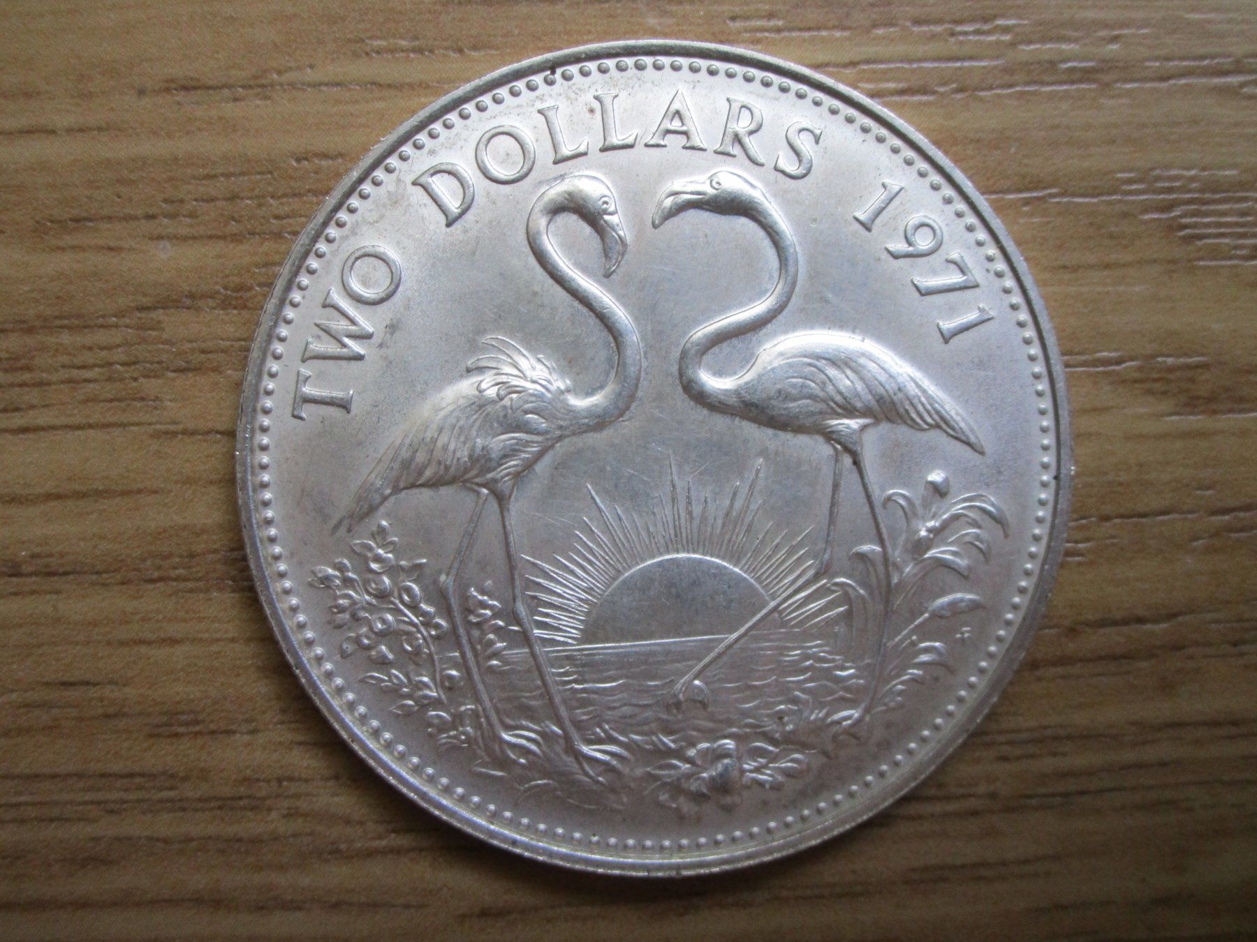 Tutti le monete: Silbermünze  Two Dollars 1971  Bahama Islands – Usato da Heimberg venduto da Lupo57 1