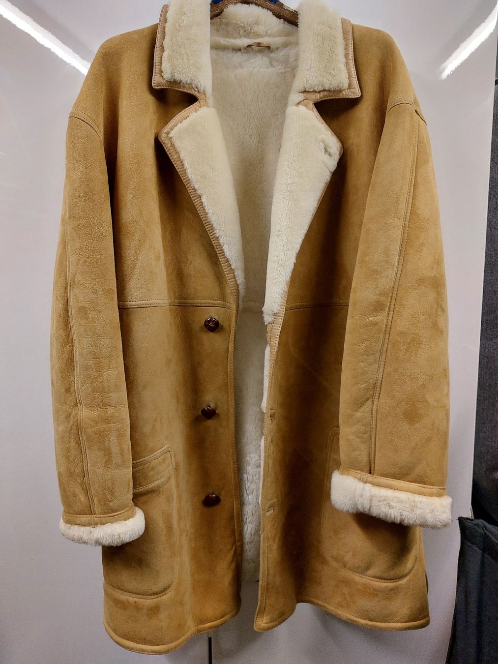 Jacken: Saint Phil Herren Leder Jacke mit Lammfell Futter – Gebraucht aus Zürich von Florence2012 1