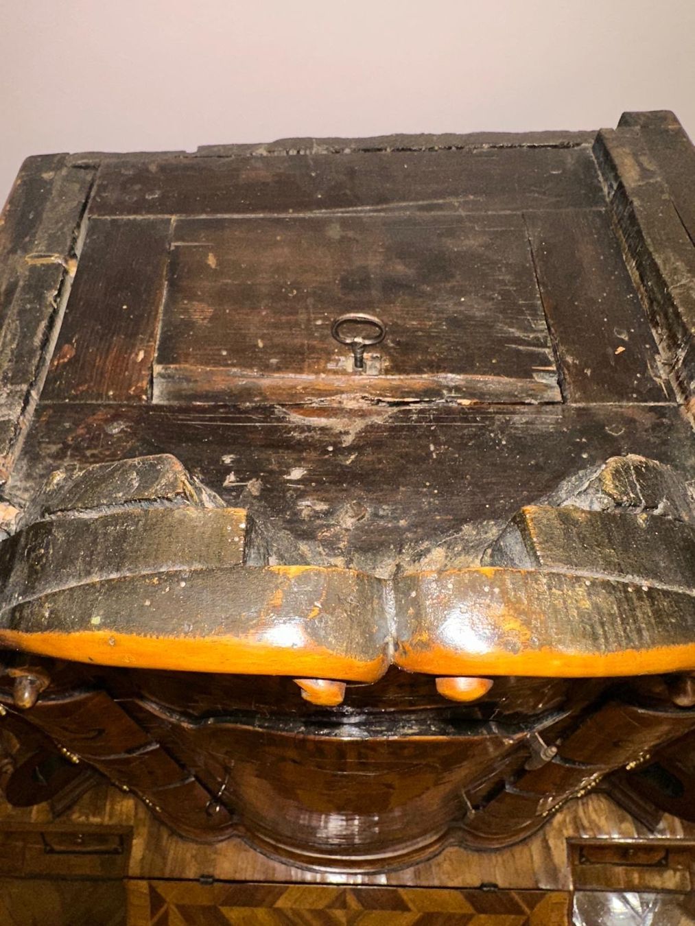 Cassettiere: Barocksekretär mit Geheimfach – Usato da Zweisimmen venduto da Belinator1969 9