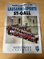 FC Lausanne Sports FC St. Gallen FCSG Matchplakat