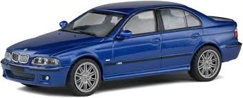 BMW Modellini d'auto: BMW E39 M5 2003 5.0 V8 32V BLAU 1:43 SOLIDO – Nuovo e nell'imballaggio originale da Suhr venduto da Moebelsiralfred 1