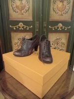 Marco Tozzi Leder Schnürschuhe Braun Herbst Gr. 37 Pumps