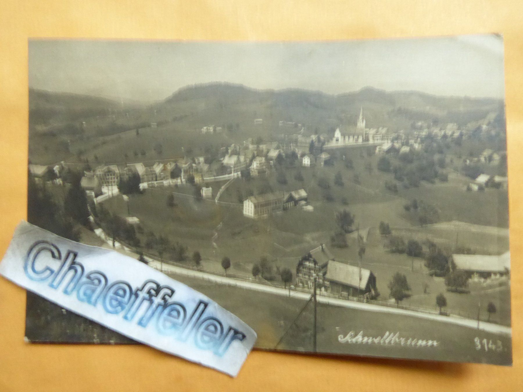 Cartoline postali: 1920 Schwellbrunn  3143 – Usato da Zürich venduto da Chaeffeler