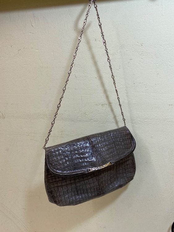 Vintage IRV Krokodilleder Handtasche (Gebraucht) in Hindelbank für