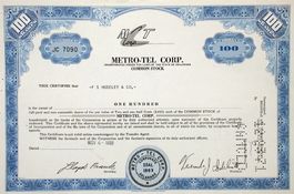 Metro-Tel Corporation - 1964