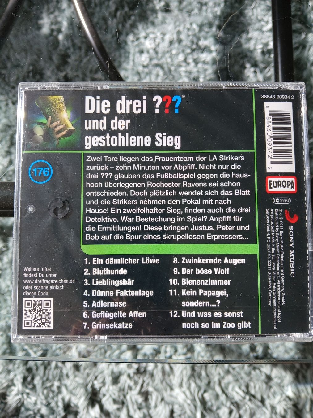 CD: Die drei ??? und der gestohlene Sieg 176 CD  – Nuovo e nell'imballaggio originale da Liestal venduto da piperpa 1