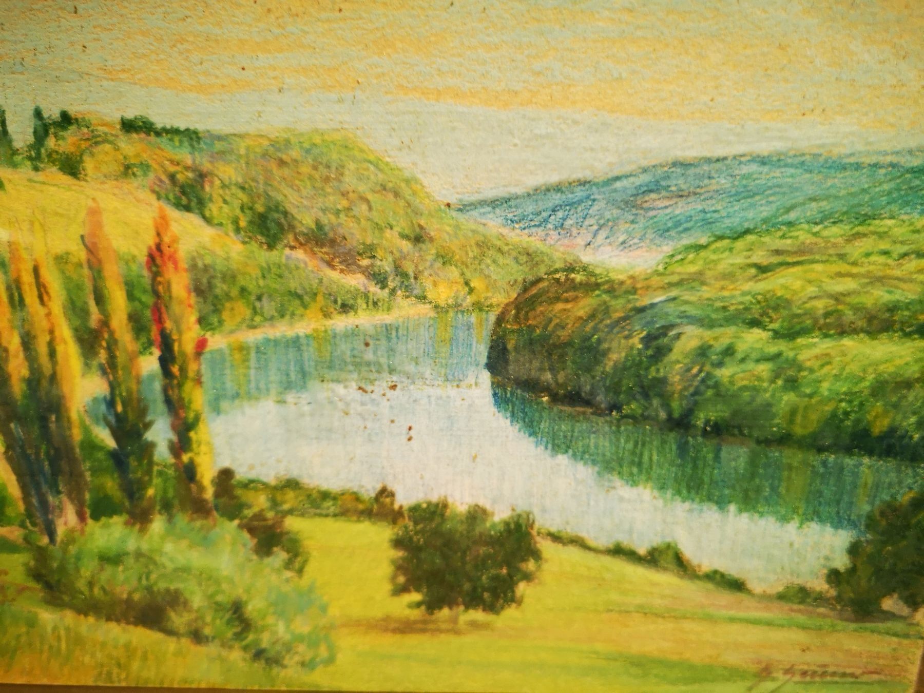 Gemälde: PAYSAGE SIGNÉ – Gebraucht aus Genève von Qanil77 1