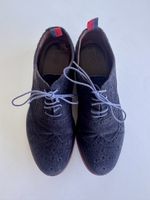 Boss Oxford Shoes Suede Size 43 Blue 