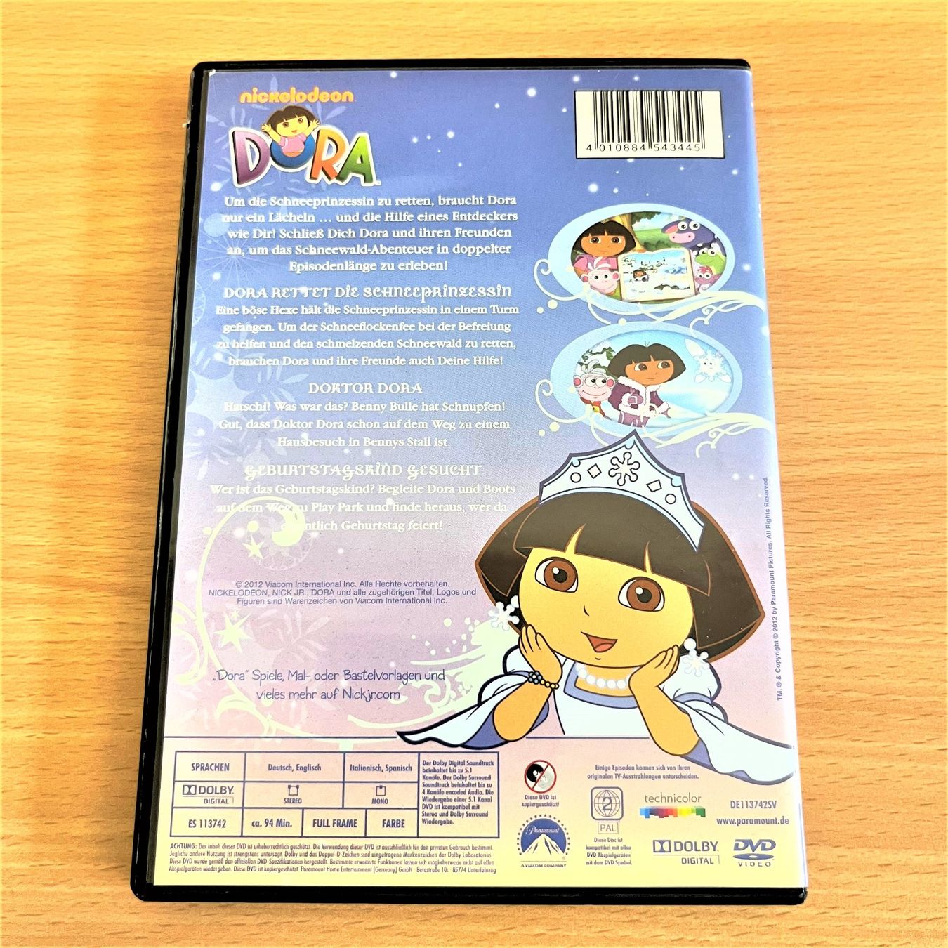 Tutti i DVDs: DVD - Dora - Dora rettet die Schneeprinzessin – Usato da Amlikon-Bissegg venduto da allerlei-versand 2