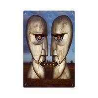 Pink floyd plaque en metal
