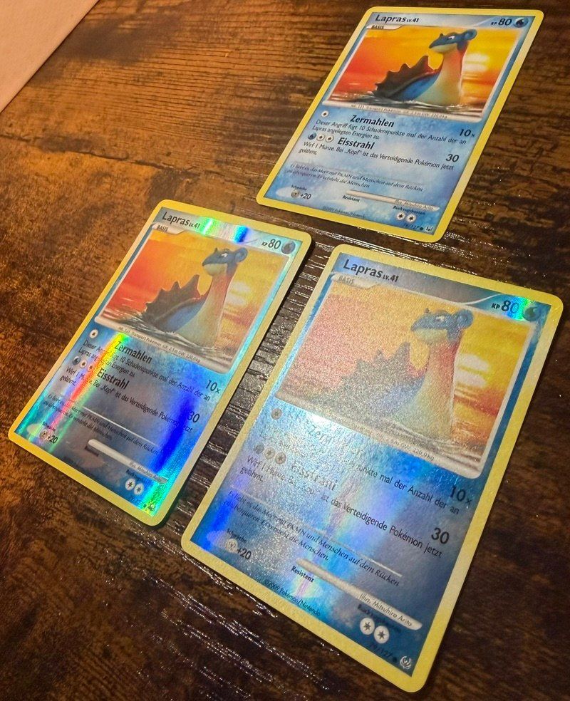 Pokémon Sammelbilder & Trading cards: Lapras Reverse Holo & Common – Gebraucht aus Zürich von PEACECOCOON 1