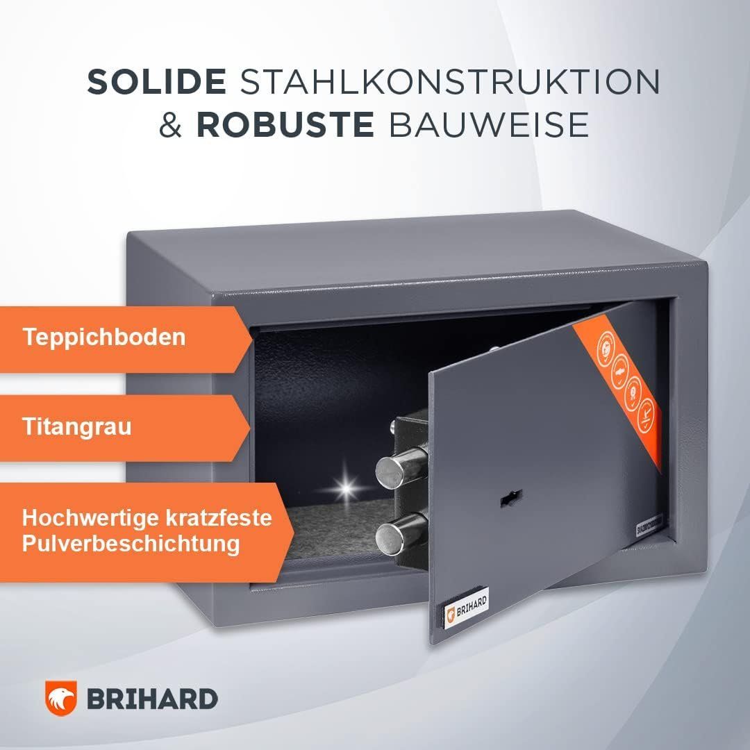 Tresor: Home Tresor Safe mit Doppelbartschloss Sicherheits Safe 11L – Neu und originalverpackt aus Herisau von Zevora 4