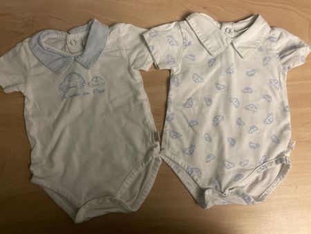 2er Body-Set Bluekids kurzarm Gr 62Frühling/Sommer
