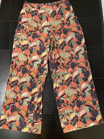 Stoffhosen Deerberg Gr. L gemustert, bequem