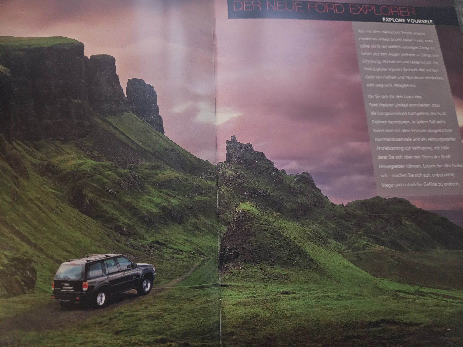 Ford Documenti: Ford Explorer 4.0   Prospekt 1999  xx – Usato da Flawil venduto da sr1_f6st 1