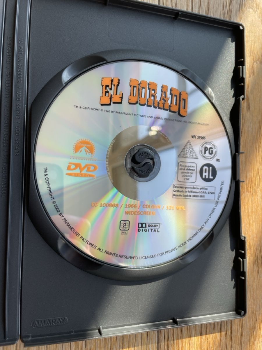 Tutti i DVDs: EL DORADO - DVD - Howard Hawks, John Wayne, Robert Mitchum – Nuovo (secondo la descrizione) da Aesch ZH venduto da Buckwild 2