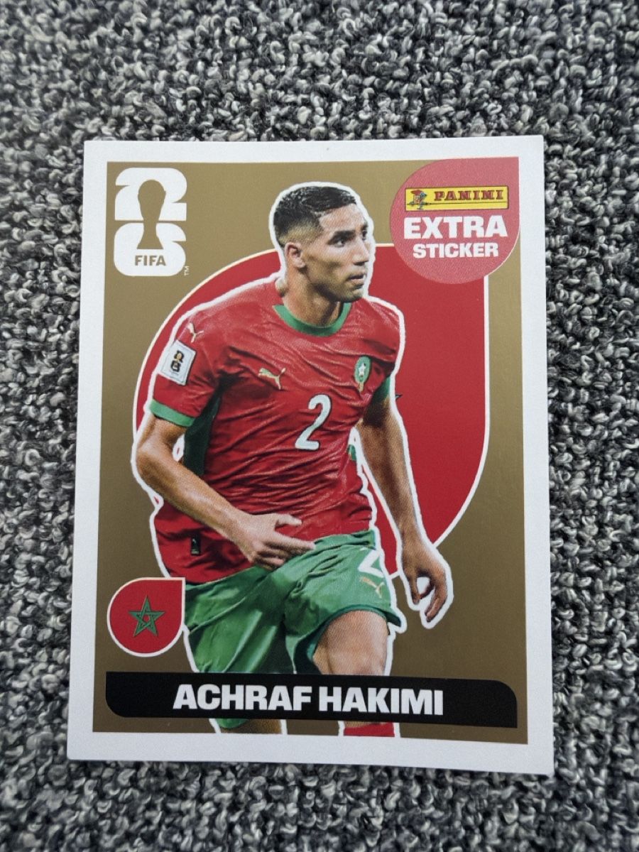 Panini Carte collezionabili: Hakimi Extra Sticker Gold – Nuovo (secondo la descrizione) da Bern venduto da Prime_Sales