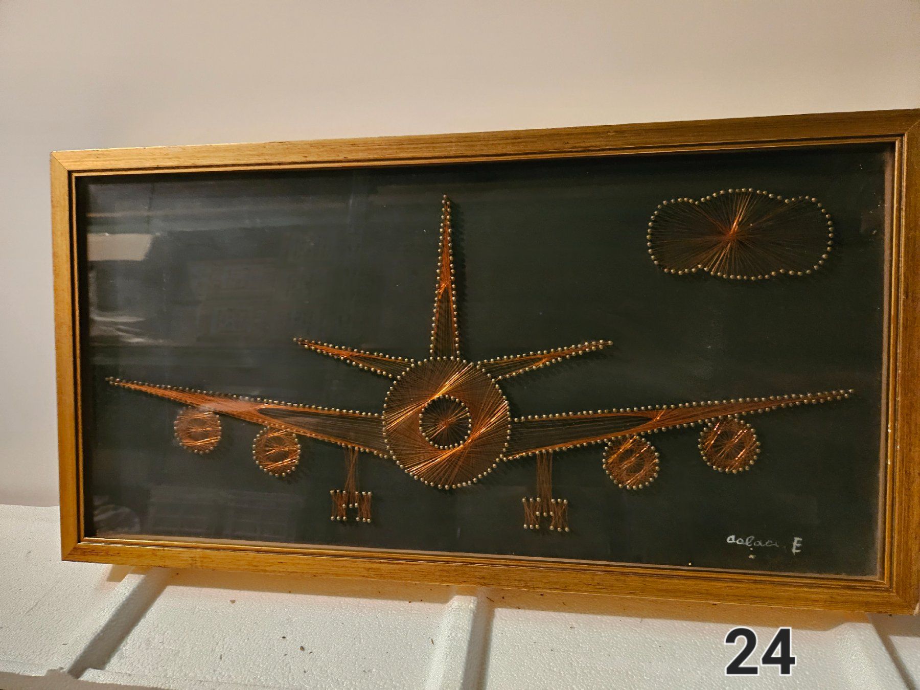 Foto & Immagini: Handgemachtes Werk von 1985 mit Rahmen – Usato da Luzern venduto da Ma2020